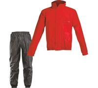 Acerbis Logo Tuta antipioggia a 2 pezzi, rosso/nero, Taglia S