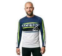 Acerbis Linear Lugo, maglia XL male Blu Scuro/Bianco/Nero