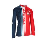 ACERBIS MAGLIA MX MOTO CROSS ENDURO J-TRACK CONNECTION ROSSO/BLU 0026058.344