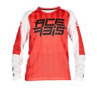ACERBIS MAGLIA MX MOTO CROSS OFFROAD J-WINDY FIVE KID BAMBINO VENTED Rosso