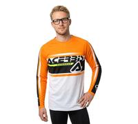 Acerbis Linear Lugo, maglia M male Arancione/Bianco/Nero