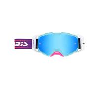 Acerbis Maschera Vitrion Goggle Blu Lente Specchiata Occhiali Motocross Enduro