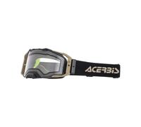 Acerbis Maschera Vulcan OTG Goggle Occhiali Motocross Enduro MX Nero Marrone