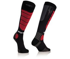 Acerbis Motocross Impact Calzini, nero-rosso, taglia S M per maschi