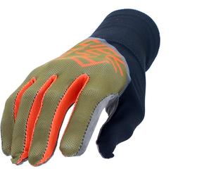 Acerbis MTB Arya Guanti da bicicletta, nero/verde, Taglia 3XL
