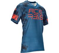 Acerbis MTB Drakaris, jersey manica corta XXL male Blu/Nero/Rosso
