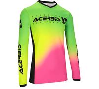 Acerbis MX J-Track Stabi Maglia Motocross, Multicolore, Taglia XL