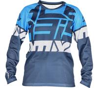 Acerbis MX J-Windy 4 Maglia Motocross Bambini, blu/bianco, Taglia XXL