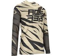 Acerbis MX J-Windy 4 Maglia Motocross, nero-beige, taglia L