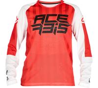 Maglia cross Acerbis Mx J-Windy Five Kid Vented Rosso Bianco S