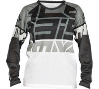 Acerbis MX J-Windy 4 Maglia Motocross Bambini, nero-bianco, taglia XS