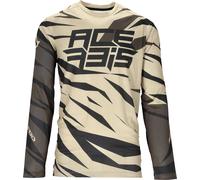 Acerbis MX J-Windy 4 Maglia Motocross, nero-beige, taglia 2XL