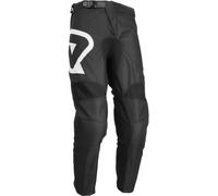 Acerbis MX Linear Logo Pantaloni Motocross Giovanili, nero-bianco, taglia 26