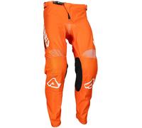 Acerbis MX Linear Lugo Mono Pantaloni da motocross, bianco-arancione, taglia 34 per maschi