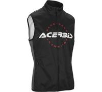 Acerbis MX Linear Softshell waterproof Gilet da motocross, grigio/nero, Taglia S