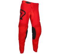 Acerbis MX-Track Inc Pantaloni da motocross, nero-rosso, taglia 38 per maschi