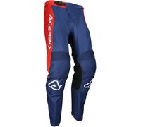 Acerbis MX Track Inc Racing Pantaloni da motocross, blu/rosso/bianco, Taglia 38