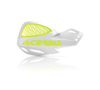 Acerbis MX Uniko Vented Handguards Manopole Di Protezione Bianche/Neon Gialle