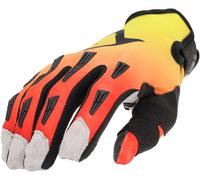 Acerbis MX X-P 2.0 Logo Guanti da motocross, nero/giallo, Taglia L