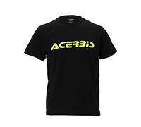 Acerbis Logo, t-shirt XL male Nero/Giallo Fluo