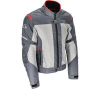 Acerbis On Road Ruby Giacca tessile da moto, grigio/rosso, Taglia L
