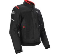 Acerbis On Road Ruby Giacca tessile da moto, nero/rosso, Taglia XL