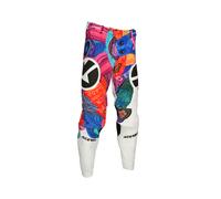 Acerbis K-Flex Veras Pantaloni da motocross, bianco-rosso-blu, taglia 38 per maschi