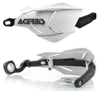 Coppia paramani cross universali Acerbis X-Factory Bianco Nero