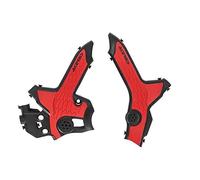 Acerbis Protezione telaio in plastica X-Grip Honda CRF 300 L 2021-2024 Nero/Rosso