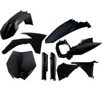 Acerbis Plastiche Integrali Nere Per KTM SX 125 2012 Ricambio Carene