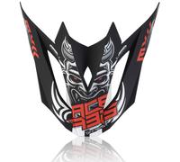 Acerbis Profile 4 Picco del casco, nero-bianco-rosso