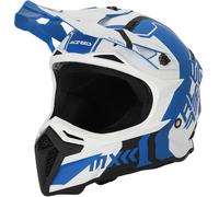 Acerbis Profile 5 Casco Motocross, bianco/blu, Taglia S (55/56)