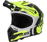 Acerbis Profile 5 Casco Motocross, nero/giallo neon, Taglia S (55/56)