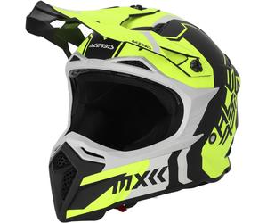 Acerbis Profile 5 Casco Motocross, nero-giallo, taglia S per maschi