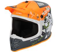 Acerbis Profile Casco da motocross per ragazzi, arancione, taglia M per maschi