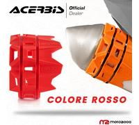 ACERBIS PROTEZIONE ANELLO SILENZIATORE ROSSO IN SILICONE MARMITTA MOTO CROSS