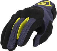 Acerbis Pyramid Guanti da moto, nero/blu, Taglia 2XL
