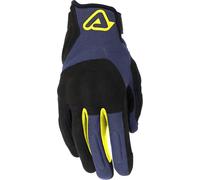 Acerbis Pyramid, guanti unisex XL female Nero/Blu Scuro/Giallo