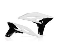 Acerbis Radiator Rad Scoops Plastica Bianca Nera 0013760.237