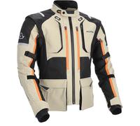 Acerbis Rally Pro Giacca tessile da motocicletta, beige/nero, Taglia XL