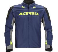 Acerbis Rally Race, giacca in tessuto unisex XXL female Blu/Grigio/Giallo Fluo