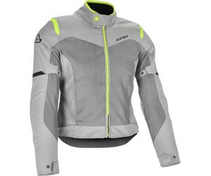 Acerbis Ramsey Vent 2.0 Mesh Ladies Giacca tessile da moto, grigio/giallo, Taglia S
