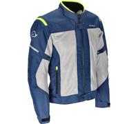 Acerbis Ramsey Vented Giacca tessile moto, blu-giallo, taglia M