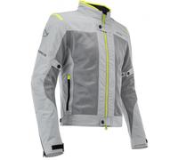 Giacca moto estiva Acerbis RAMSEY MY VENTED 2.0 CE Grigio Giallo M
