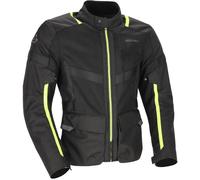 Acerbis Ramsey Vented Long Giacca tessile da motocicletta, nero/giallo, 3XL