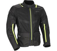 Acerbis Ramsey Vented Long Giacca tessile da motocicletta, nero/giallo, Taglia L