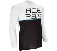 Acerbis Razorcrest Maglia da bicicletta, nero-bianco, taglia 2XL per maschi