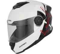 Acerbis Rider Graphic Casco, bianco/nero, Taglia L (59/60)