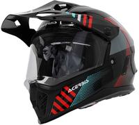 Acerbis Rider Junior, casco enduro bambini T52 male Nero/Rosso/Grigio
