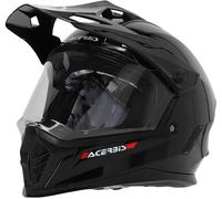 Acerbis Rider Solid Casco da motocross giovanile, nero, Taglia Y/S (47/48)